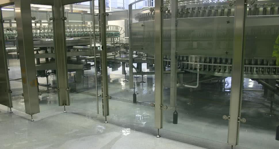 bottling hall resin flooring