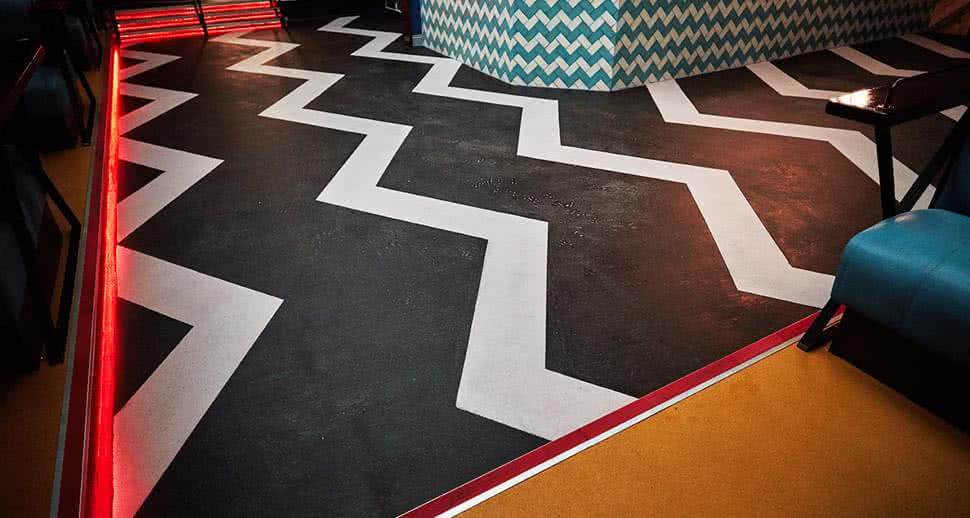 Stylish Bar Flooring