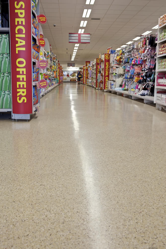 Non Slip Retail Flooring Solution